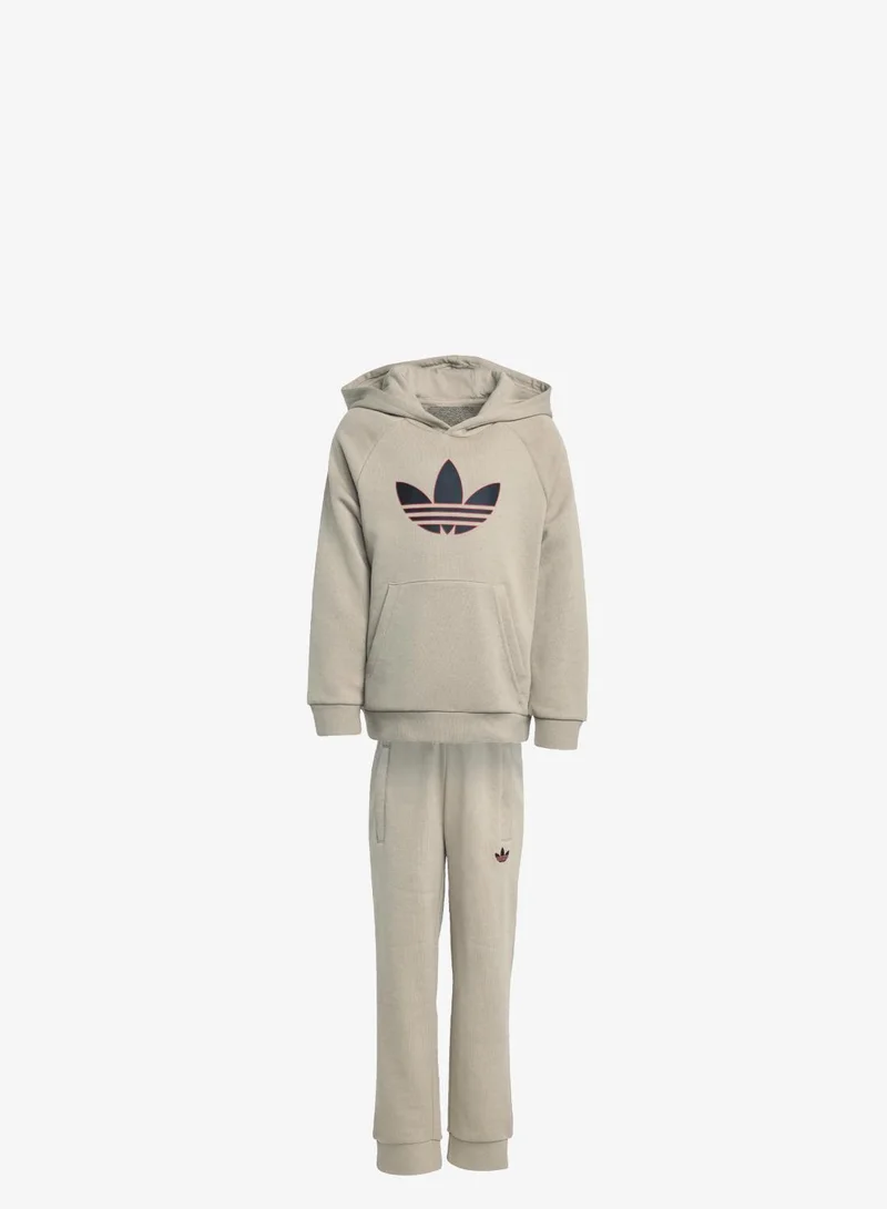 adidas Originals GRAPHIC TREFOIL LOOSE HOODIE SET